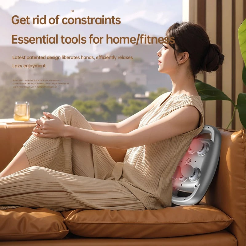 جهاز مساج لاسترخاء العضلات بستة رؤوس - جهاز تدليك استرخاء مرن ببستة رؤوس